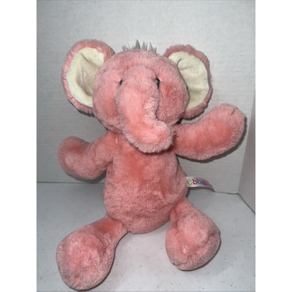 ebba Small Pink Sherbert Sweeties 12" Elia Elephant Baby Stuffed Animal Aurora